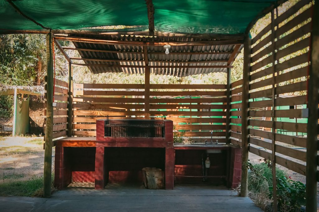 Espacio de parrilla y preparación de comidas